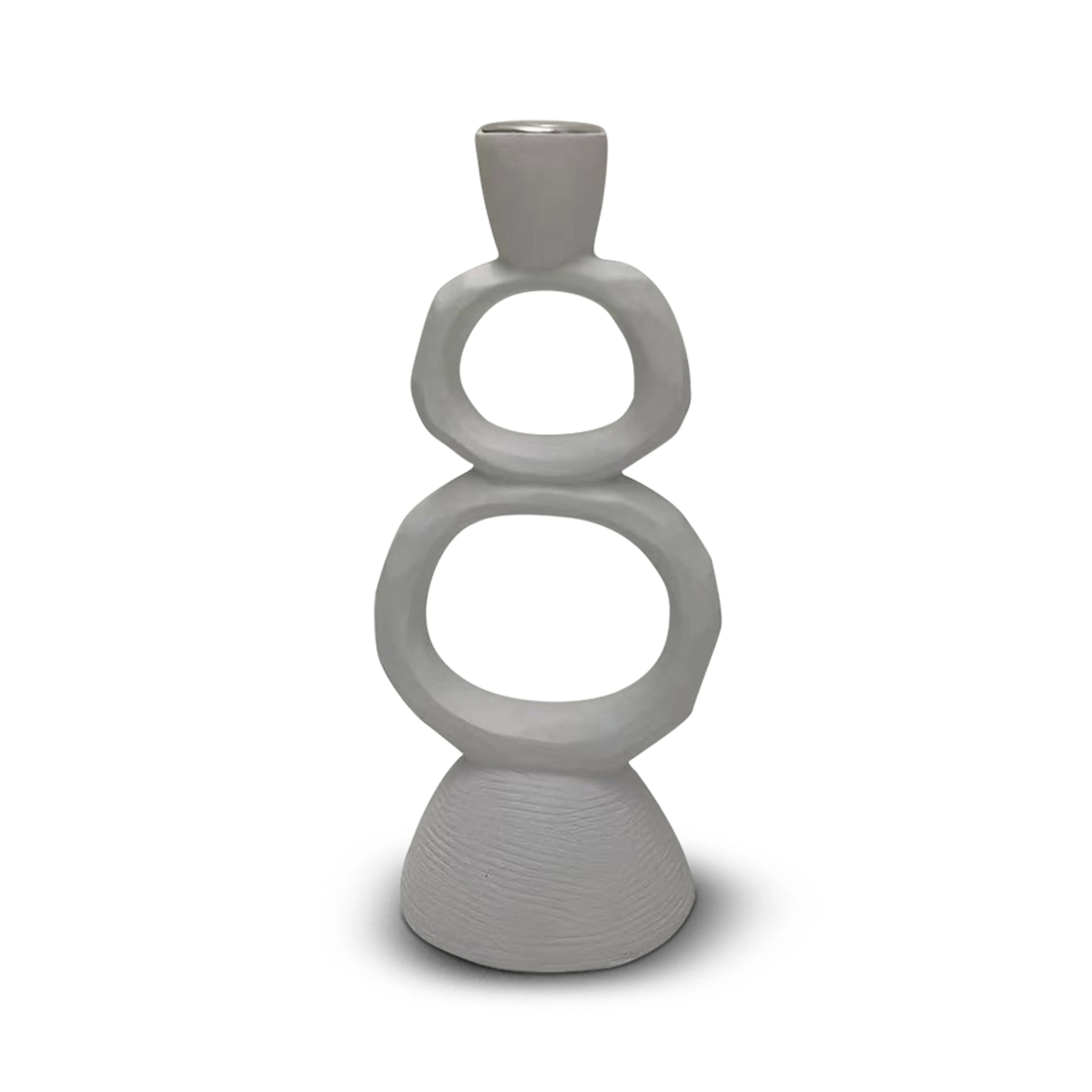 Kerzenleuchter Ringe 22 cm