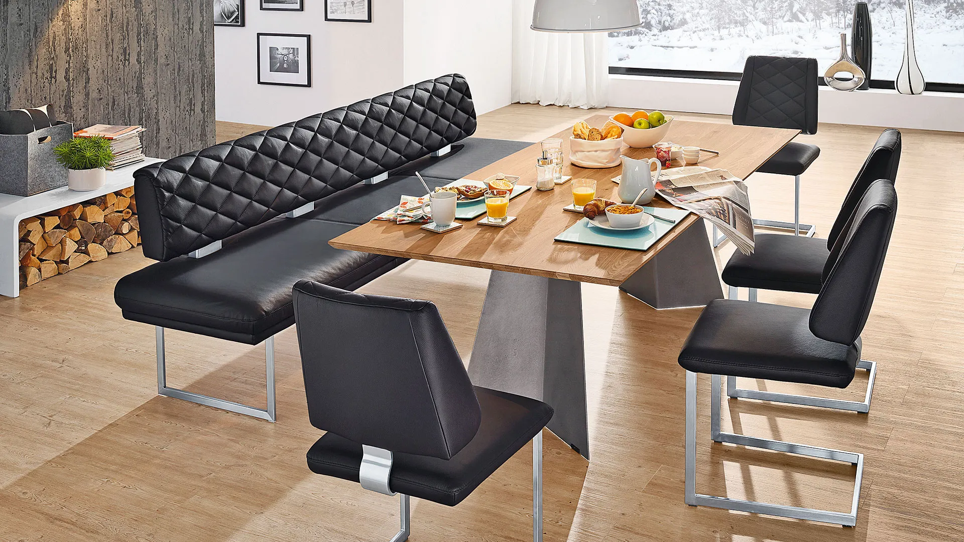 K+W Speisezimmer Serie Long Beach