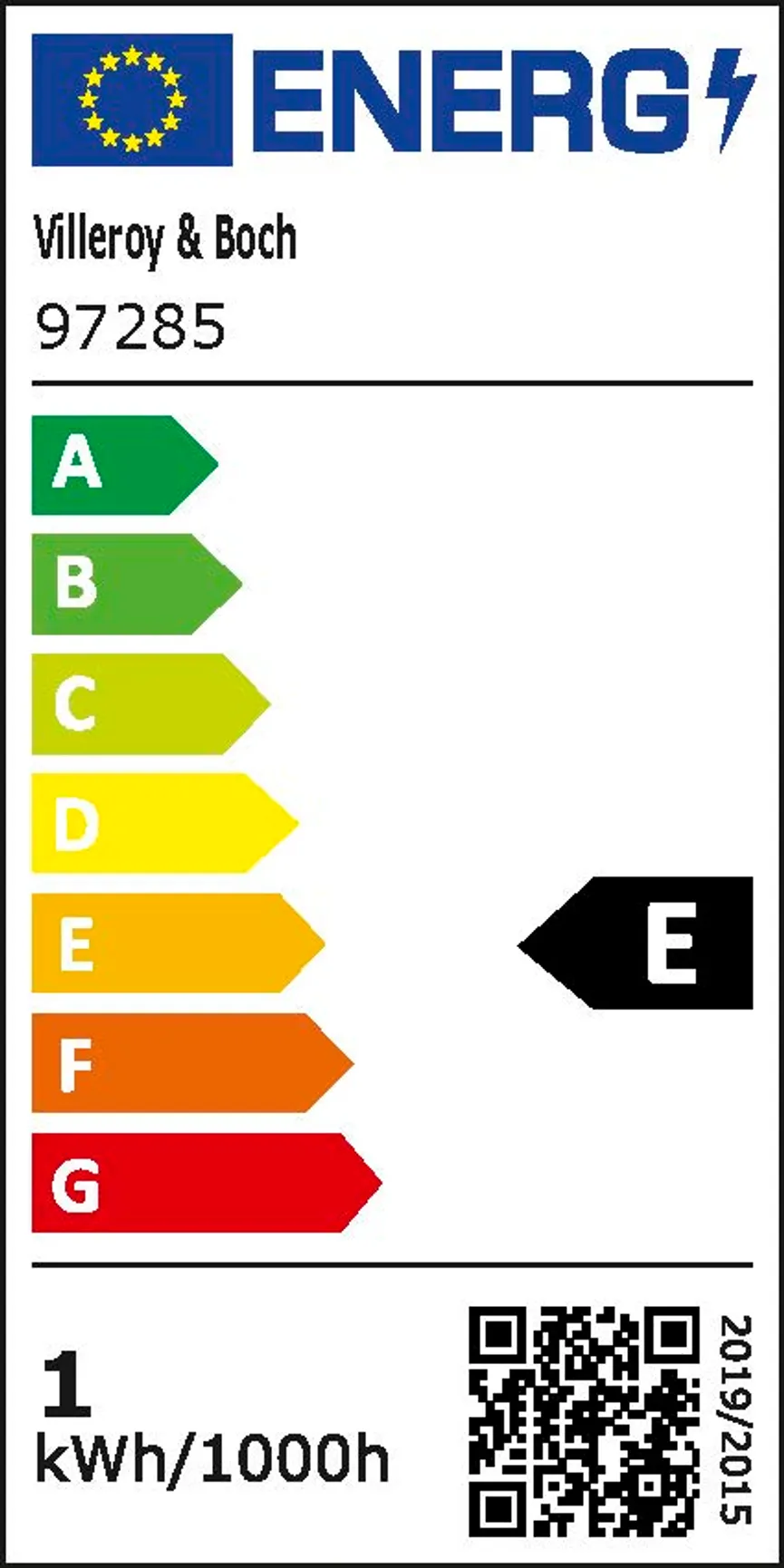 Akku-Tischleuchte "Modena" energielabel