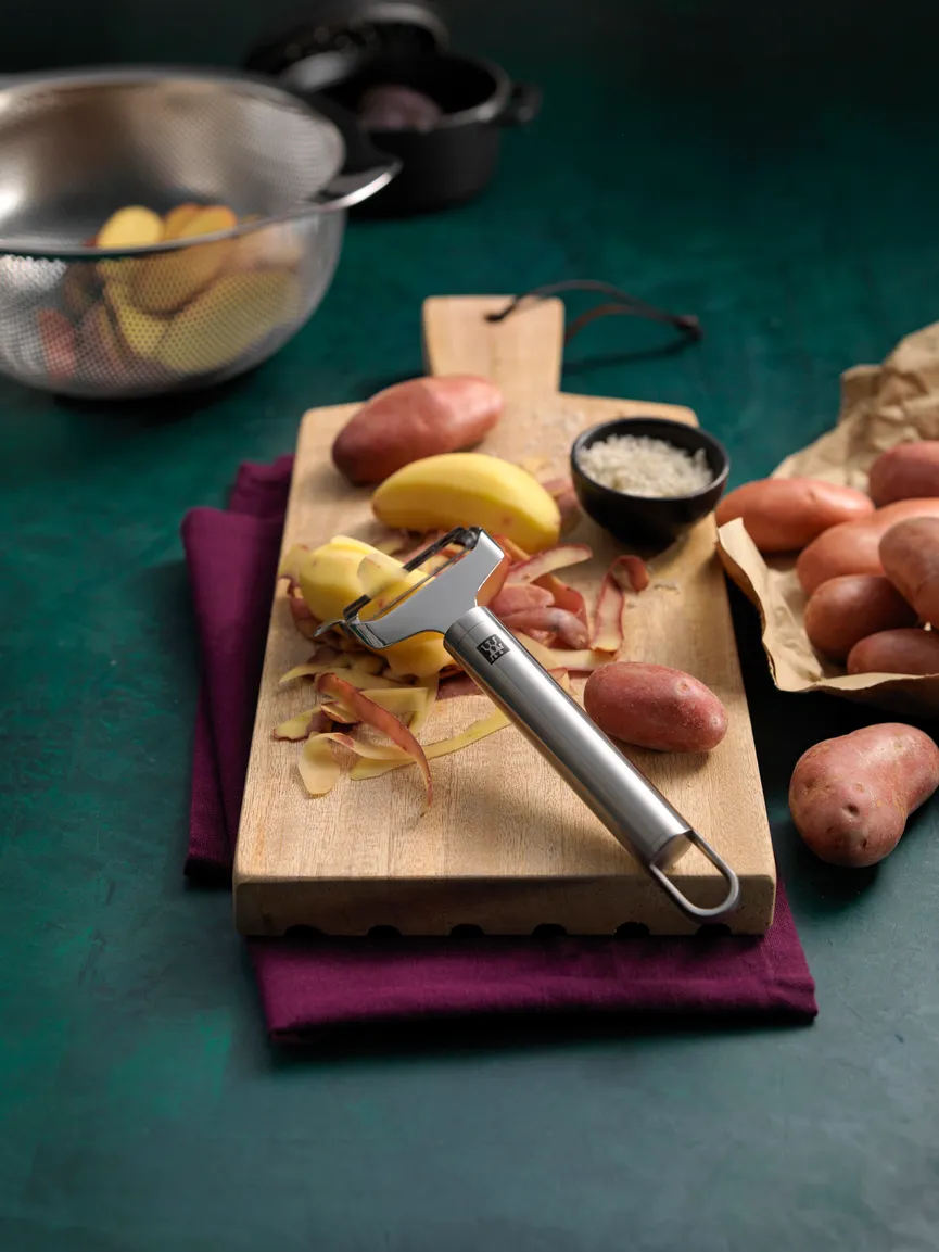 Pendelschäler "Pro" silber milieu