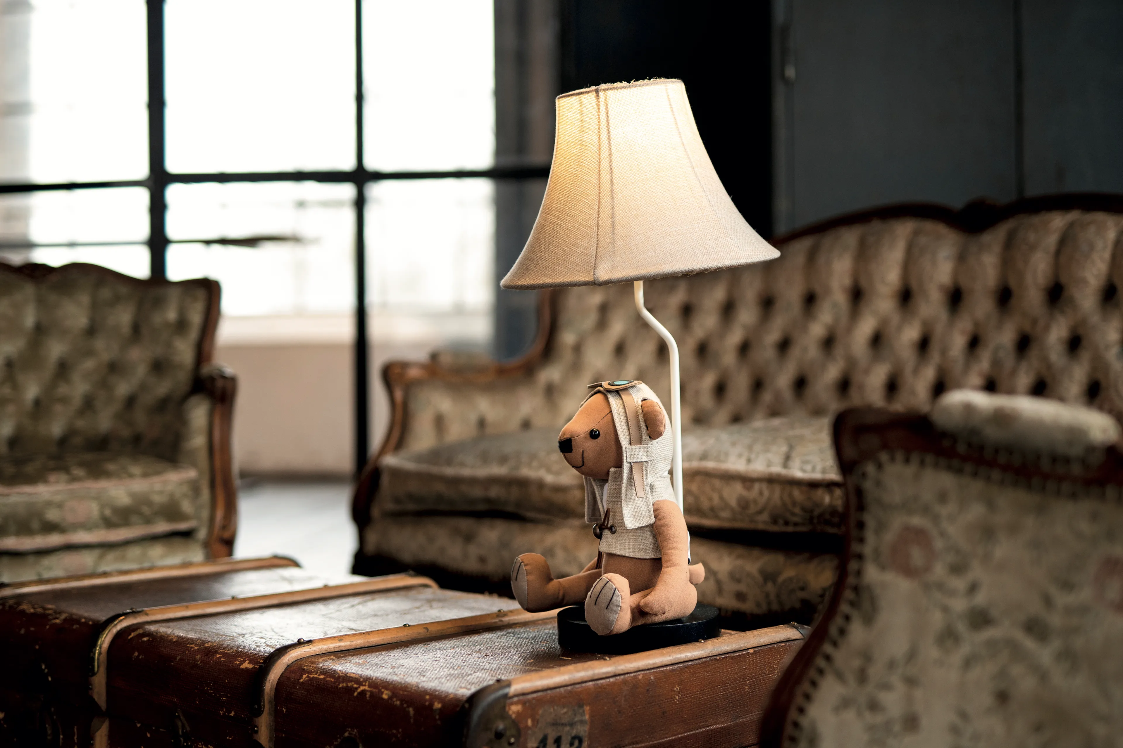 LED-Tischleuchte Charles der Bär