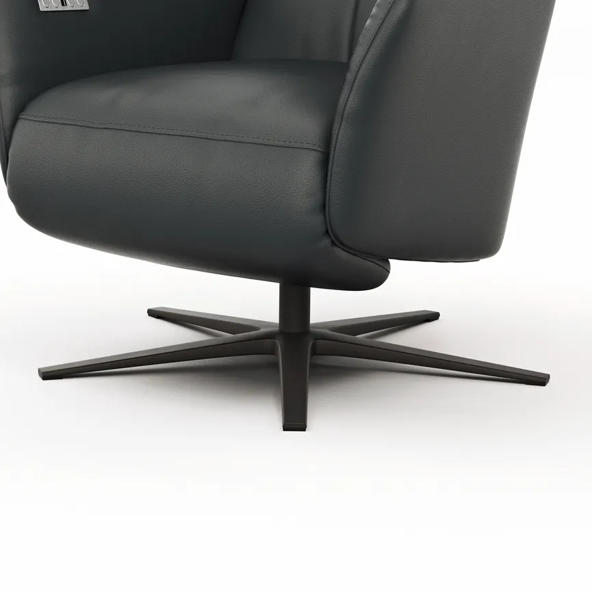 Relaxsessel mit Fußstütze detail