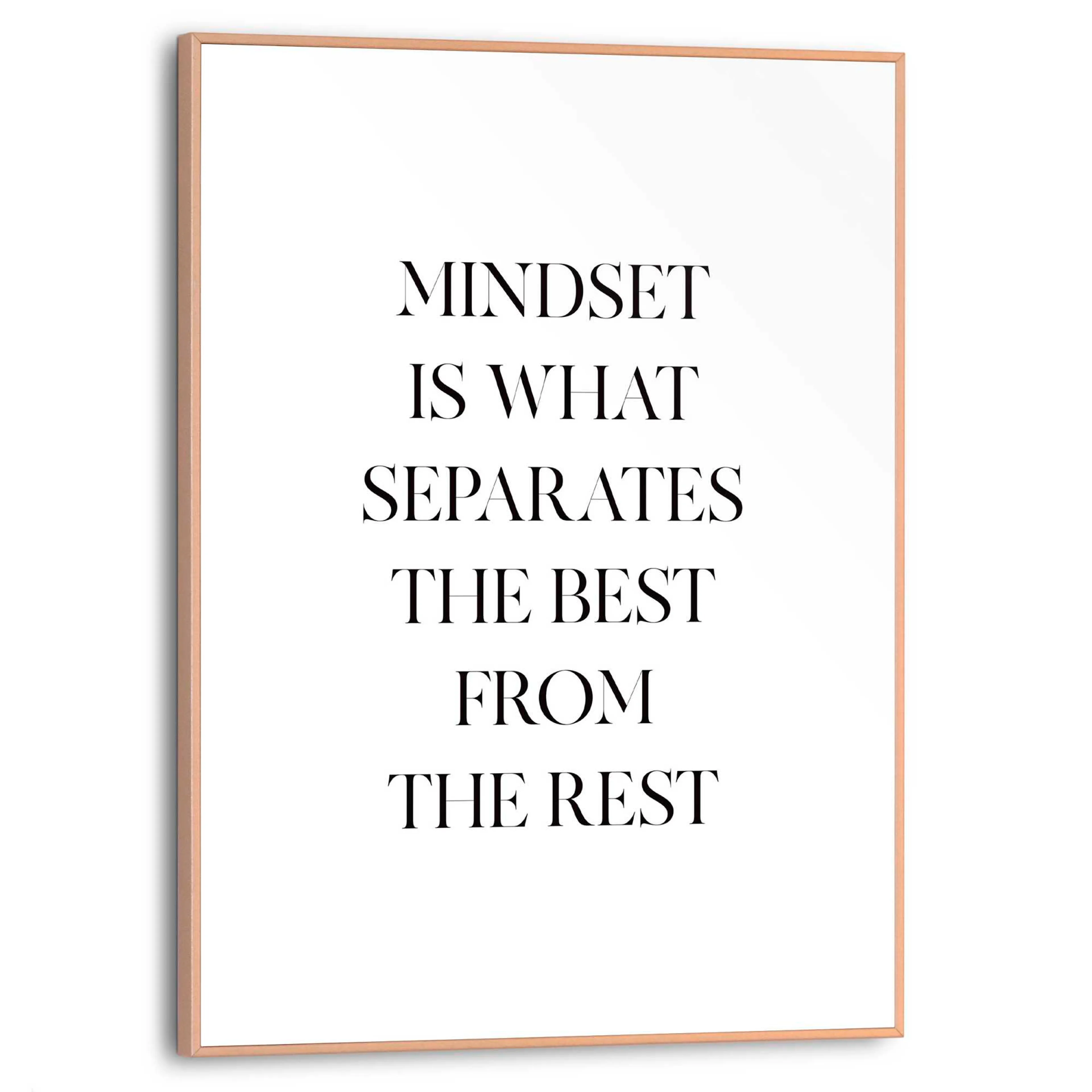 Wandbild 30 x 40 cm Mindset