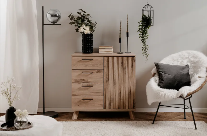 Kommode 1T/4S milieu