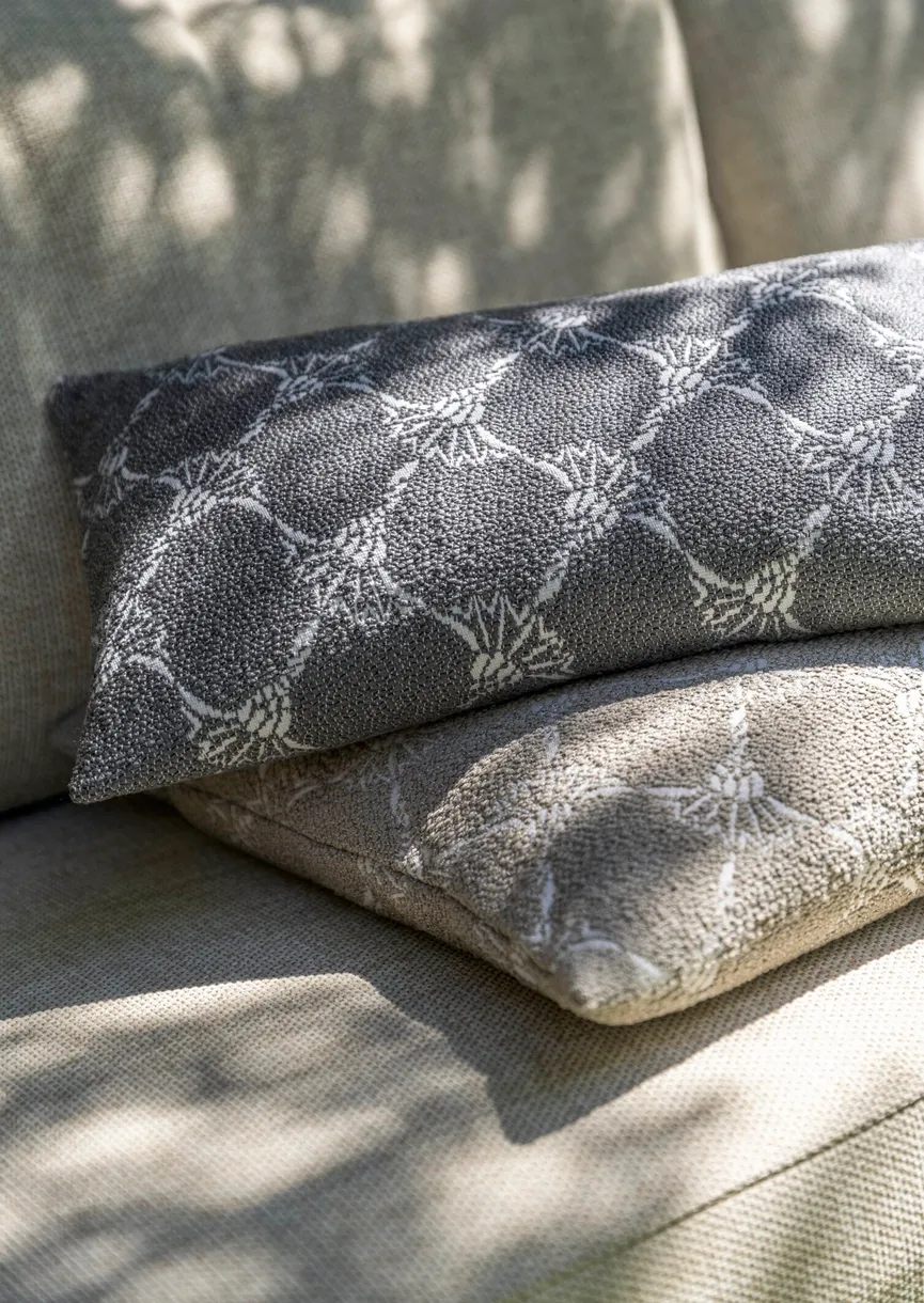 Out-Kissen gefüllt Cornflower milieu