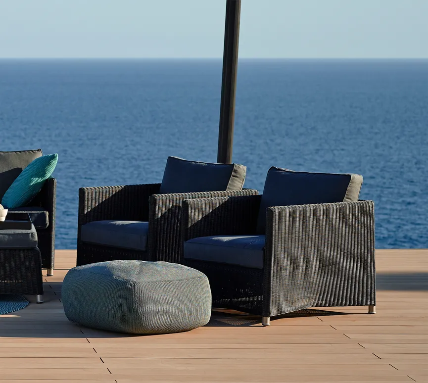 Loungsessel inkl. Kissen milieu