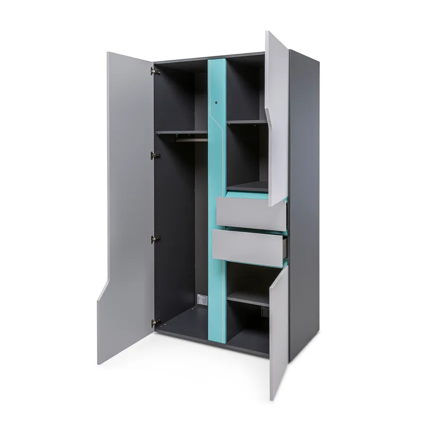 Kleiderschrank 2-trg. detail