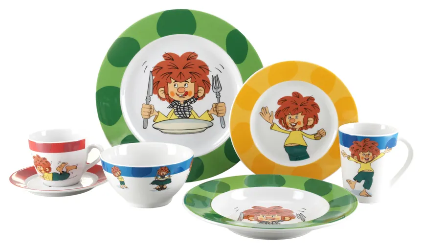 Speiseteller "Pumuckl" bunt detail