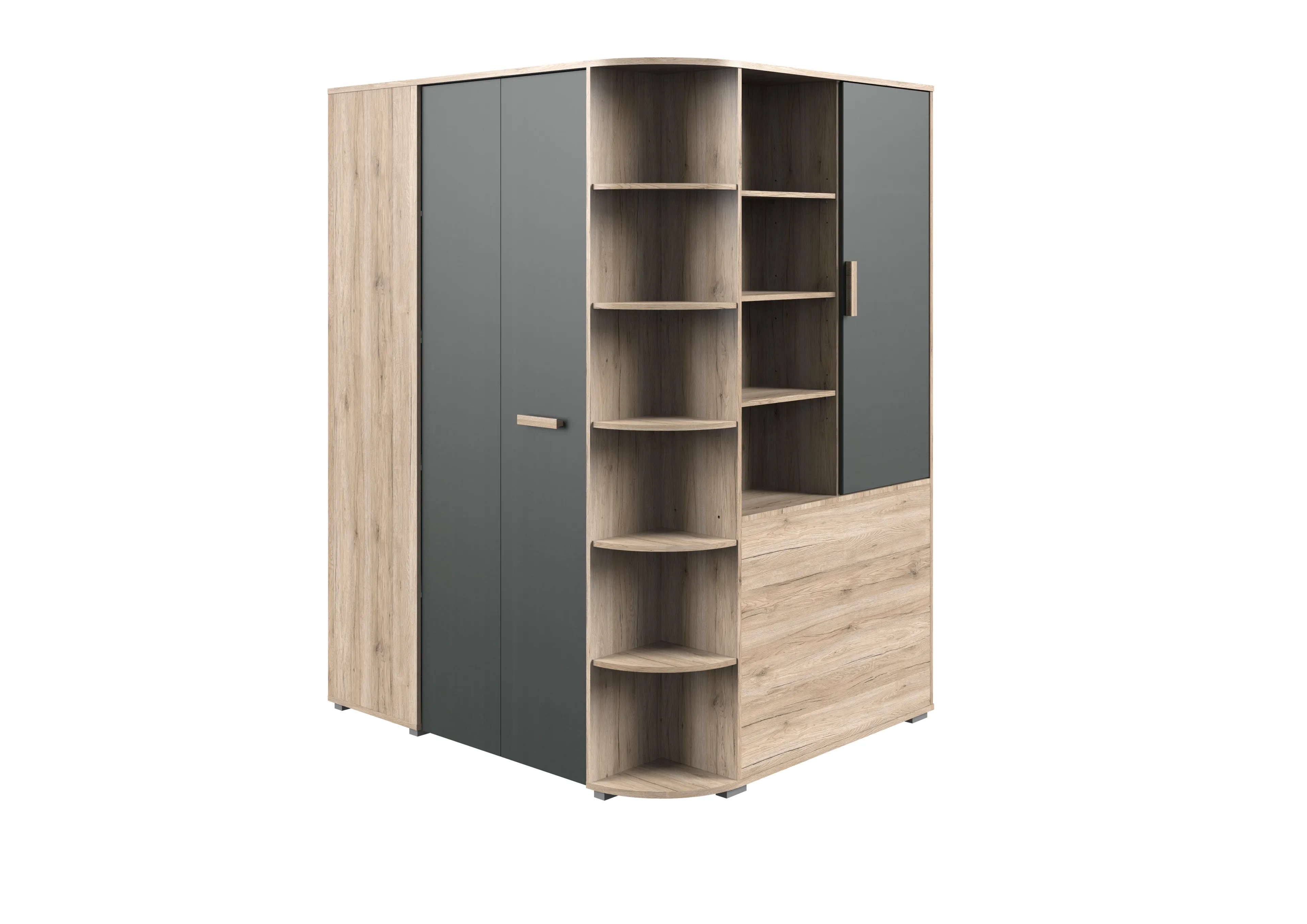 Eckkleiderschrank Cariba