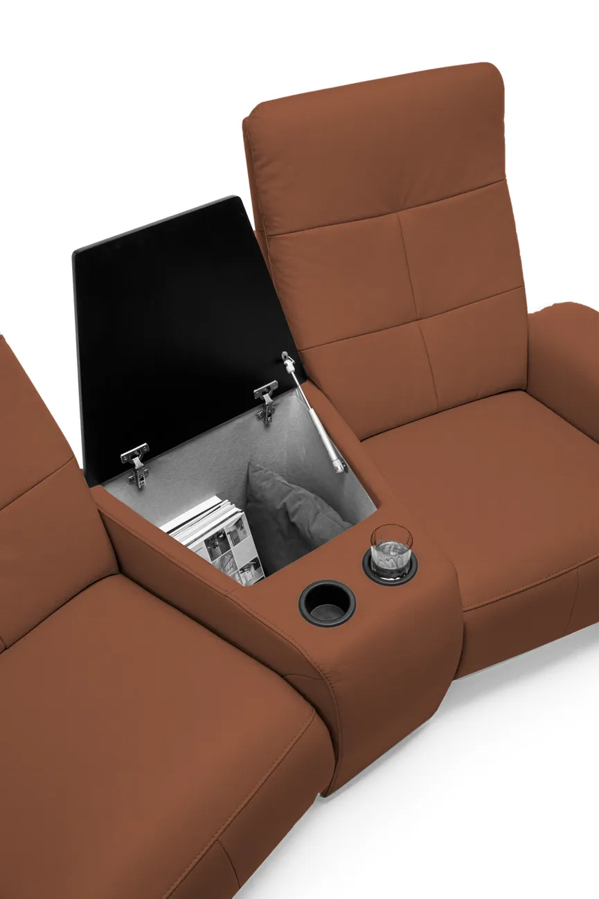 Rundsofa mit Zwischentisch detail