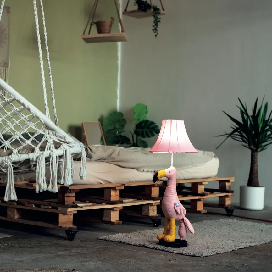 Tischleuchte "Flamingo Mingo" milieu