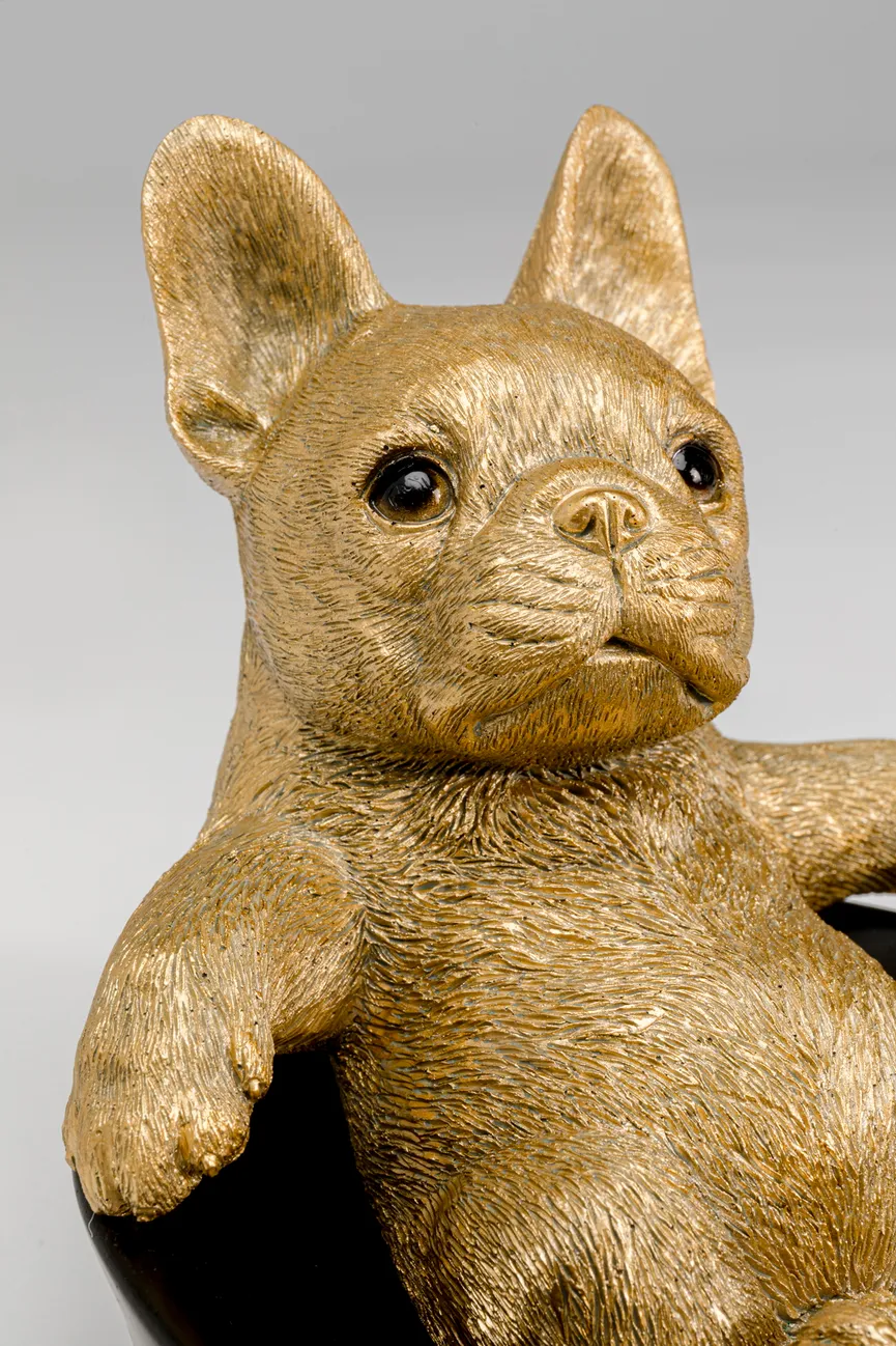 Schale "Bathing Bulldog" detail