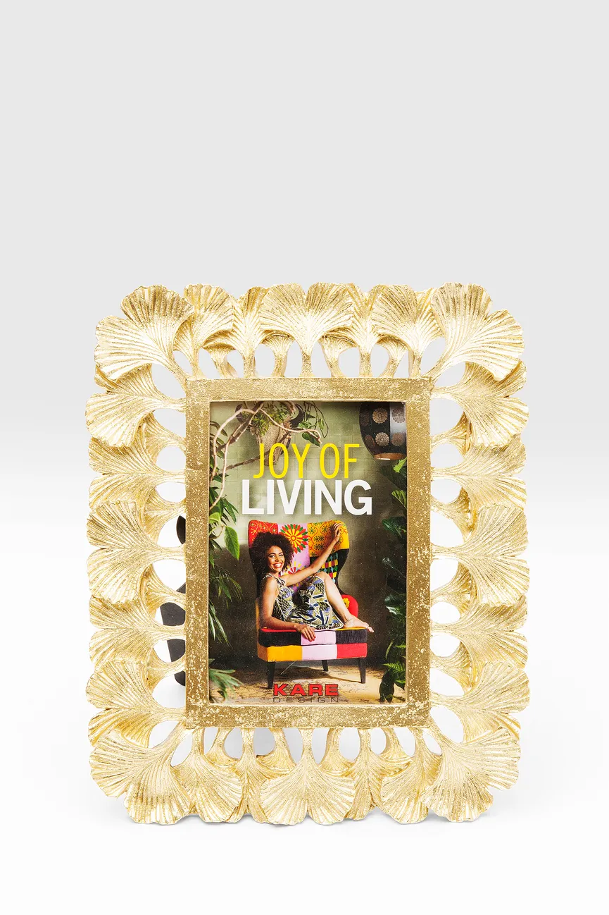 Bilderrahmen "Ginkgo" gold hauptaufnahme