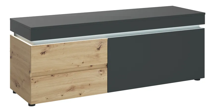 TV-Lowboard mit 1 Klappe hauptaufnahme