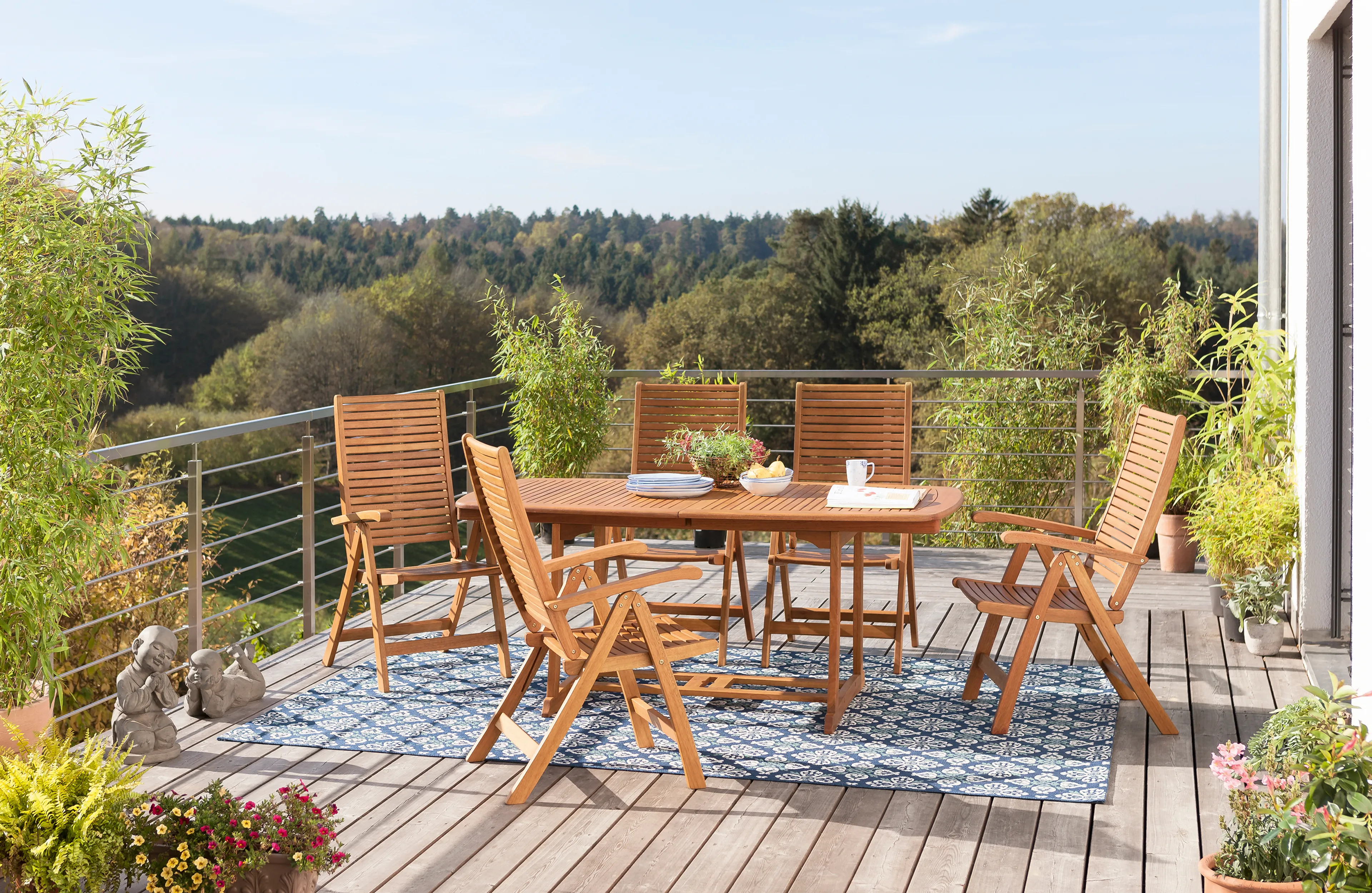 Gartentisch mit Auszug Provence 180/230x100 cm