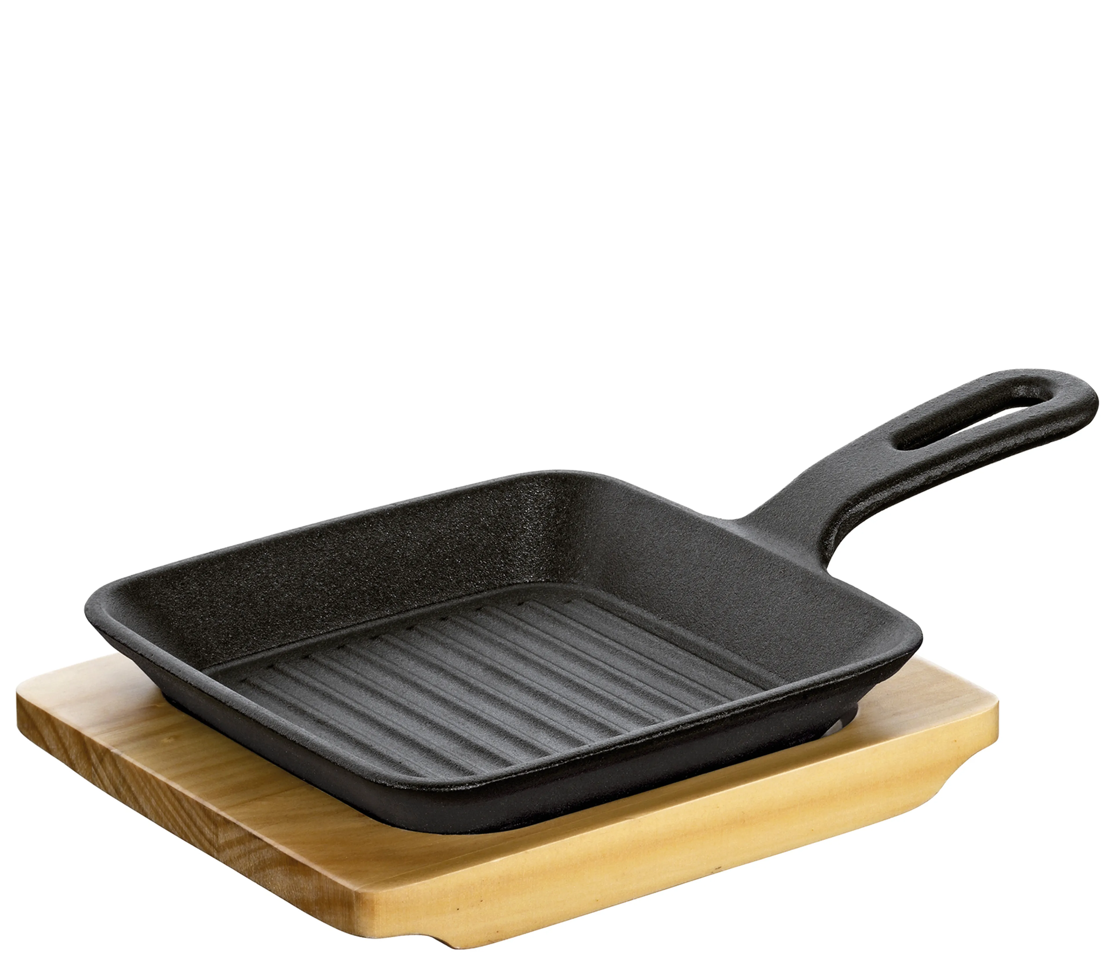 Grill- und Servierpfanne BBQ eckig
