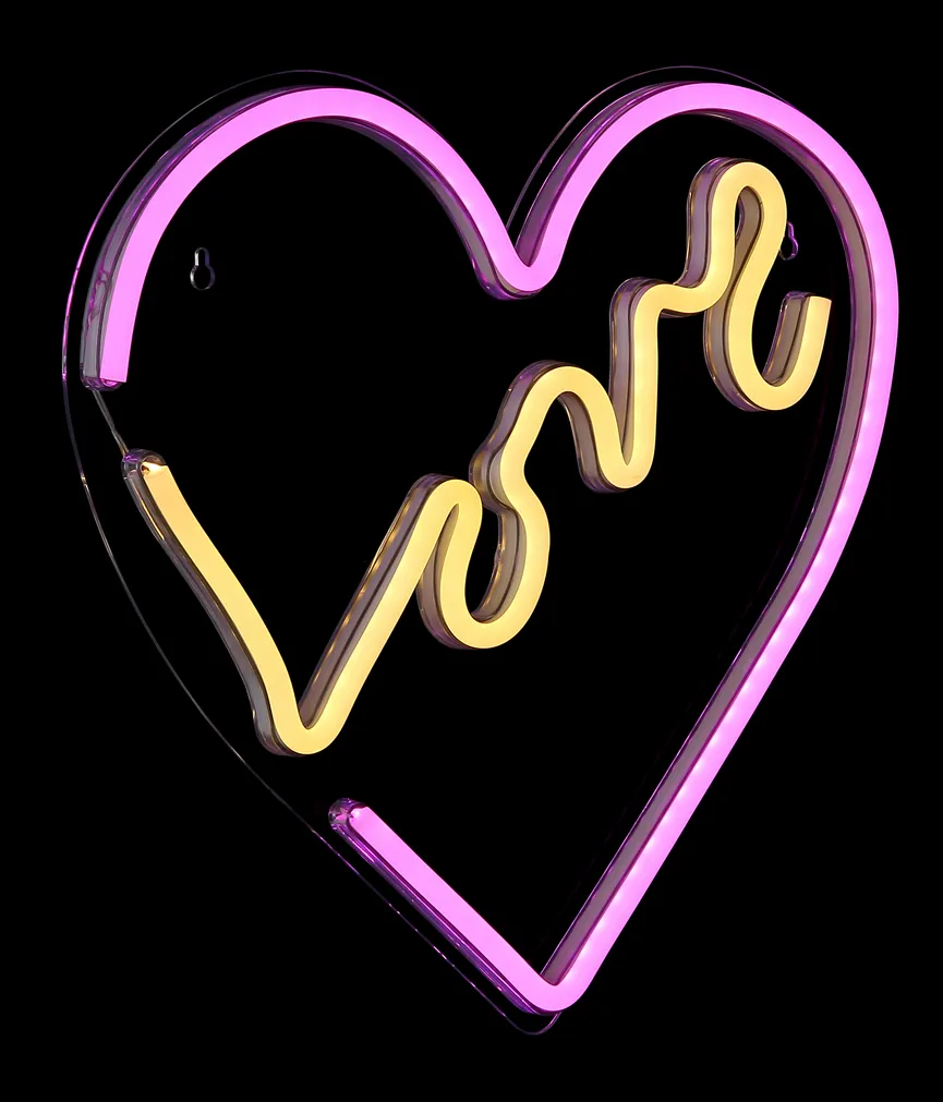 Wandleuchte "Love" detail