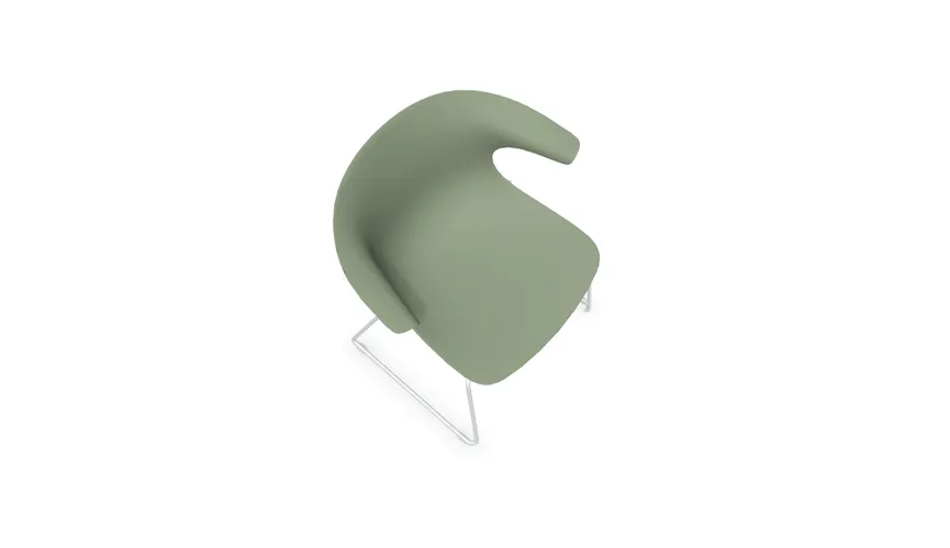 Stuhl Sledge white detail