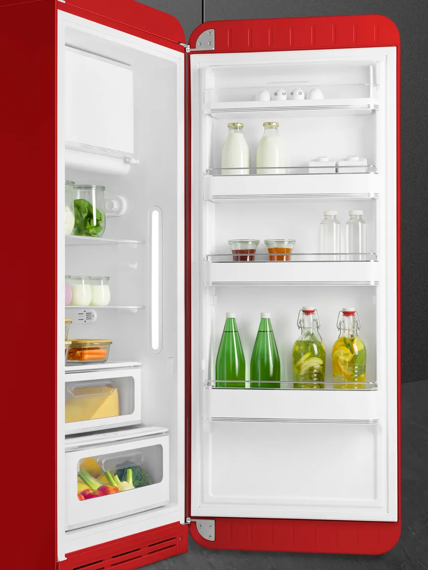 SMEG Stand-Kühlschrank detail