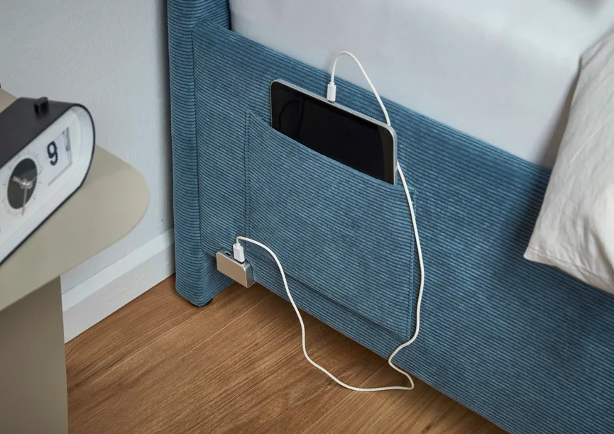 Polsterbett 120x200 cm detail