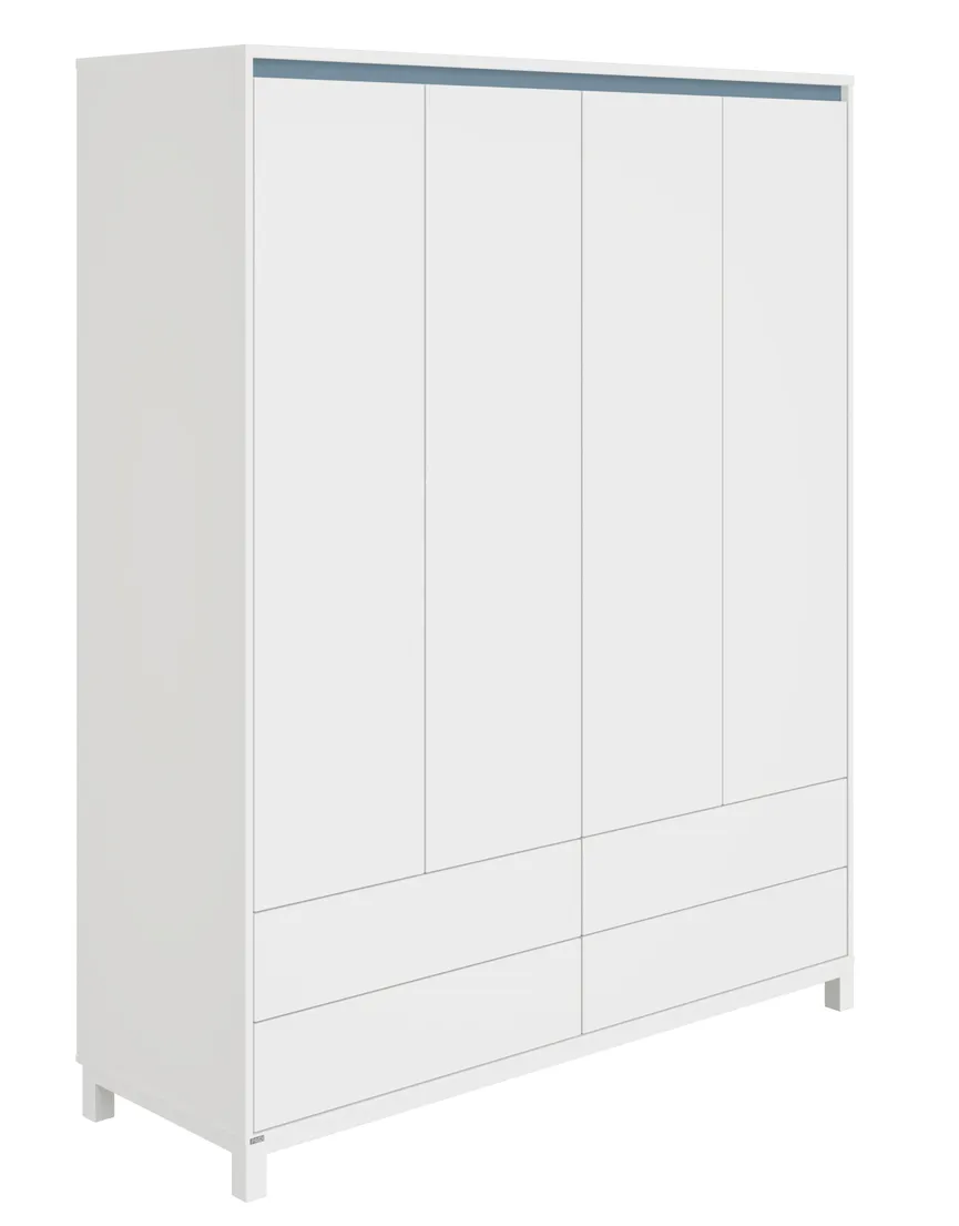 Kleiderschrank 4-trg. material_farbe