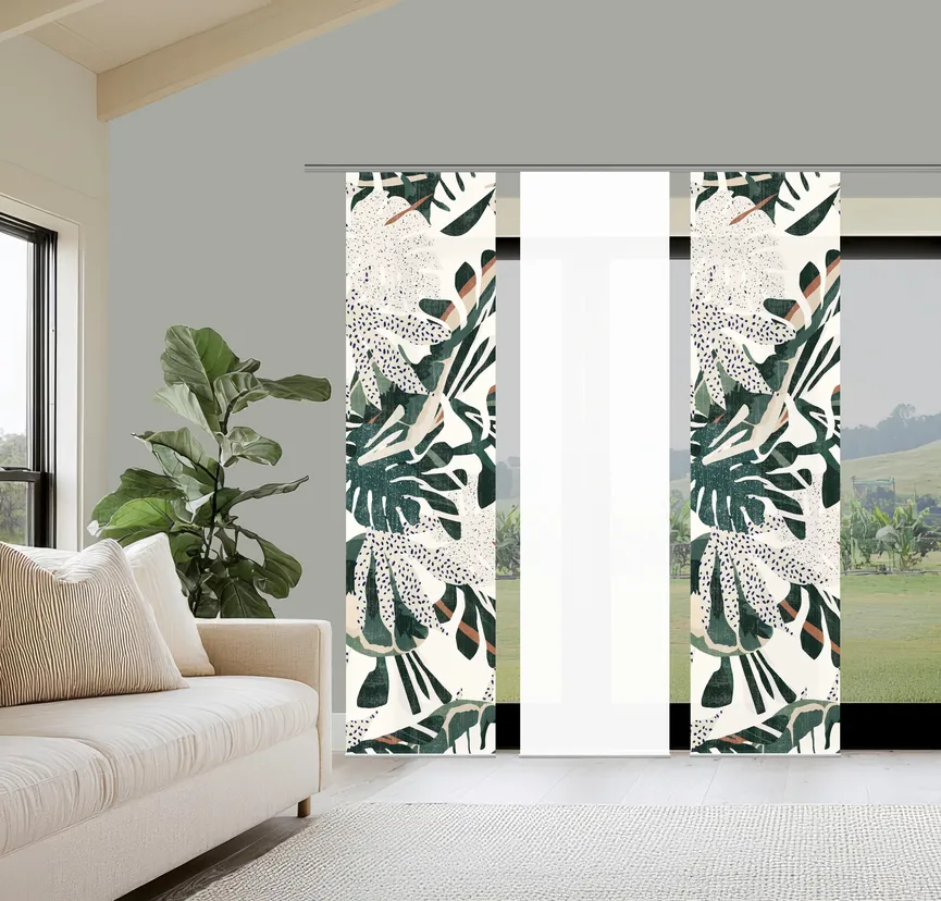 Schiebevorhang Tropi 3erSet milieu