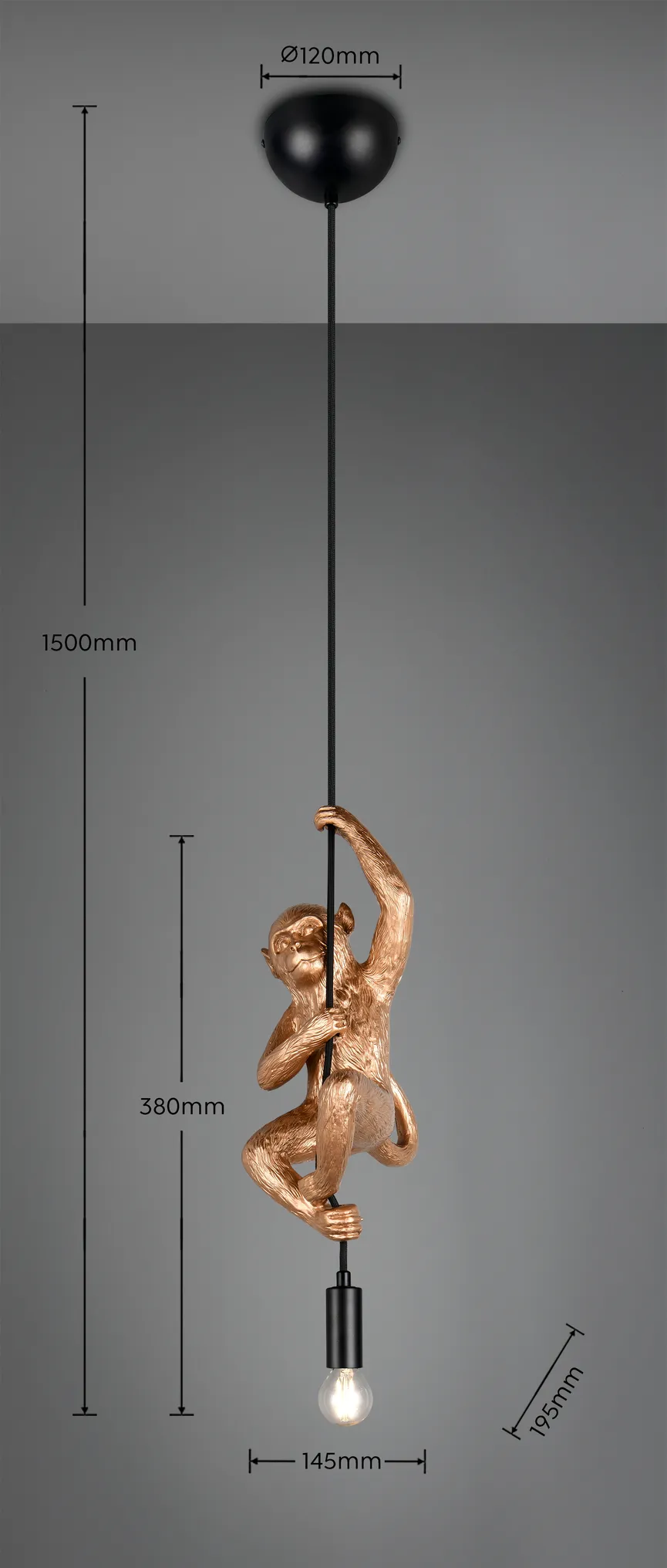 Deko Pendelleuchte "Fips" detail