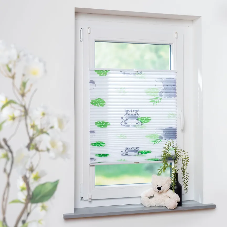 Plissee Hanni u. Luc milieu