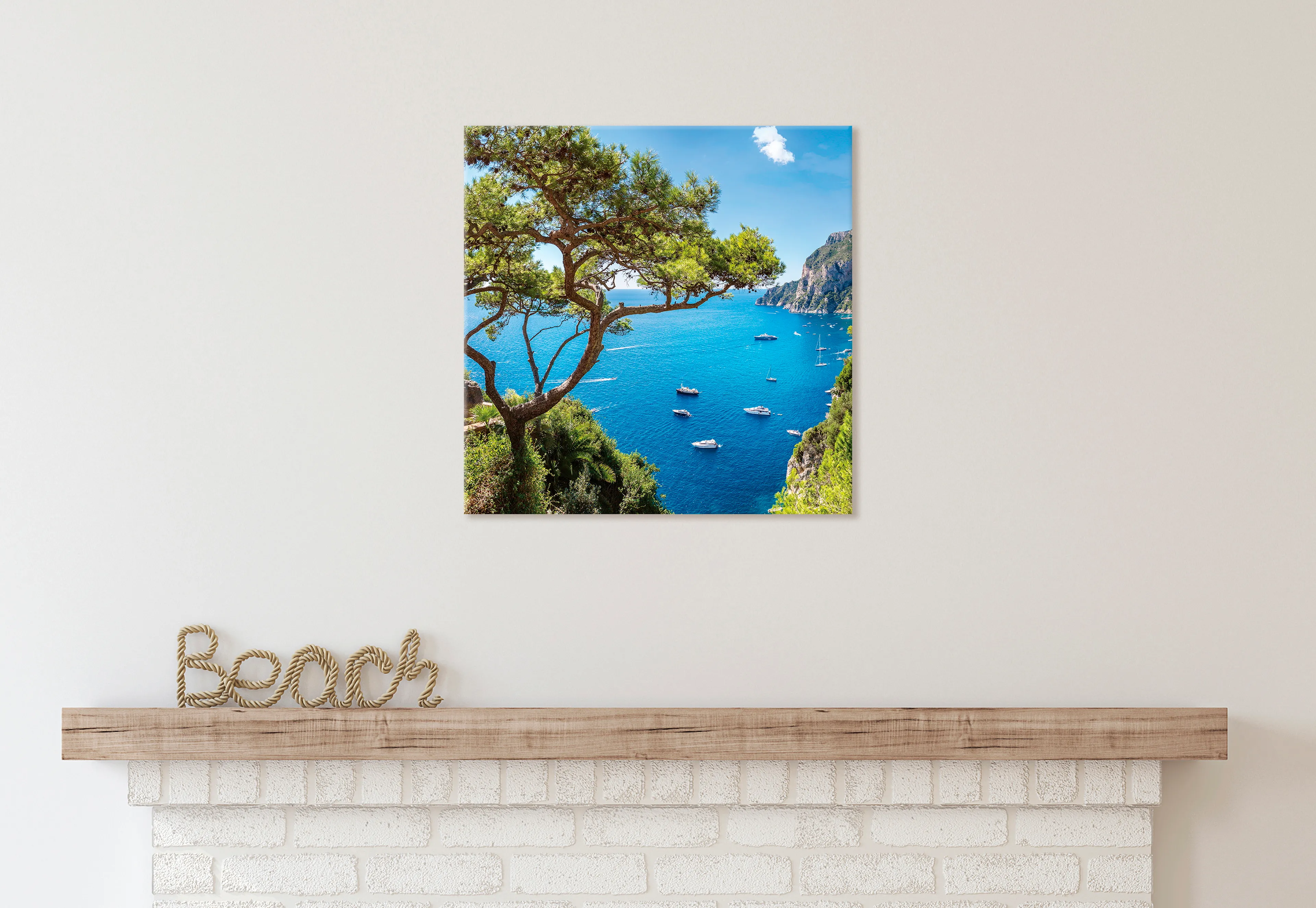 Wandbild 55 x 55 cm Capri III
