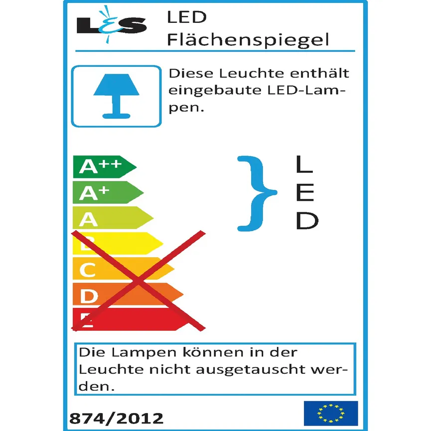 *Flächenspiegel energielabel