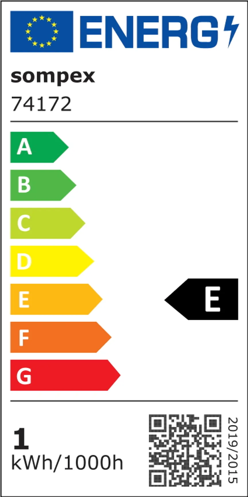 Akku-Flaschenleuchte "Flower" energielabel