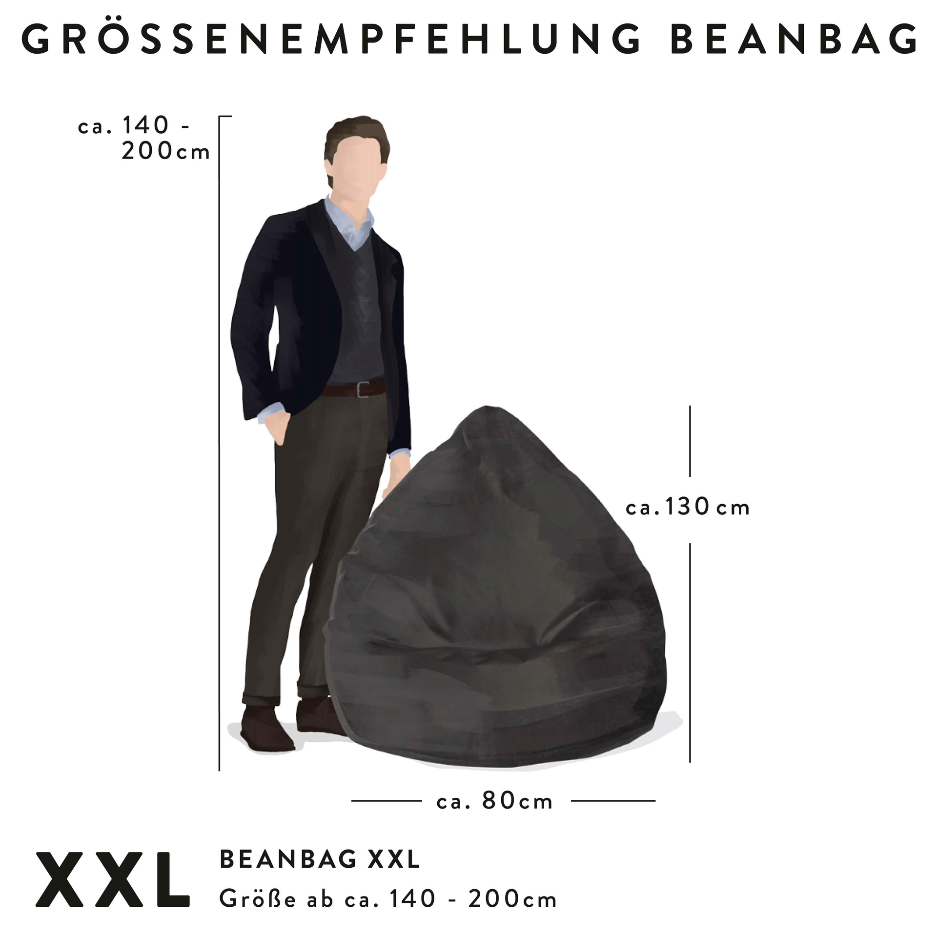 Sitzsack Shara XXL detail