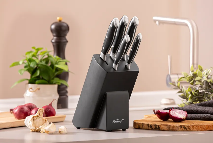 Messerblock 6-tlg. milieu