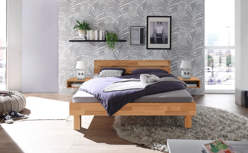 Bett 200x200 cm milieu