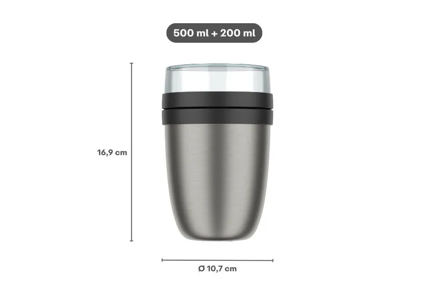 Lunchpot Thermo Ellipse nordic detail