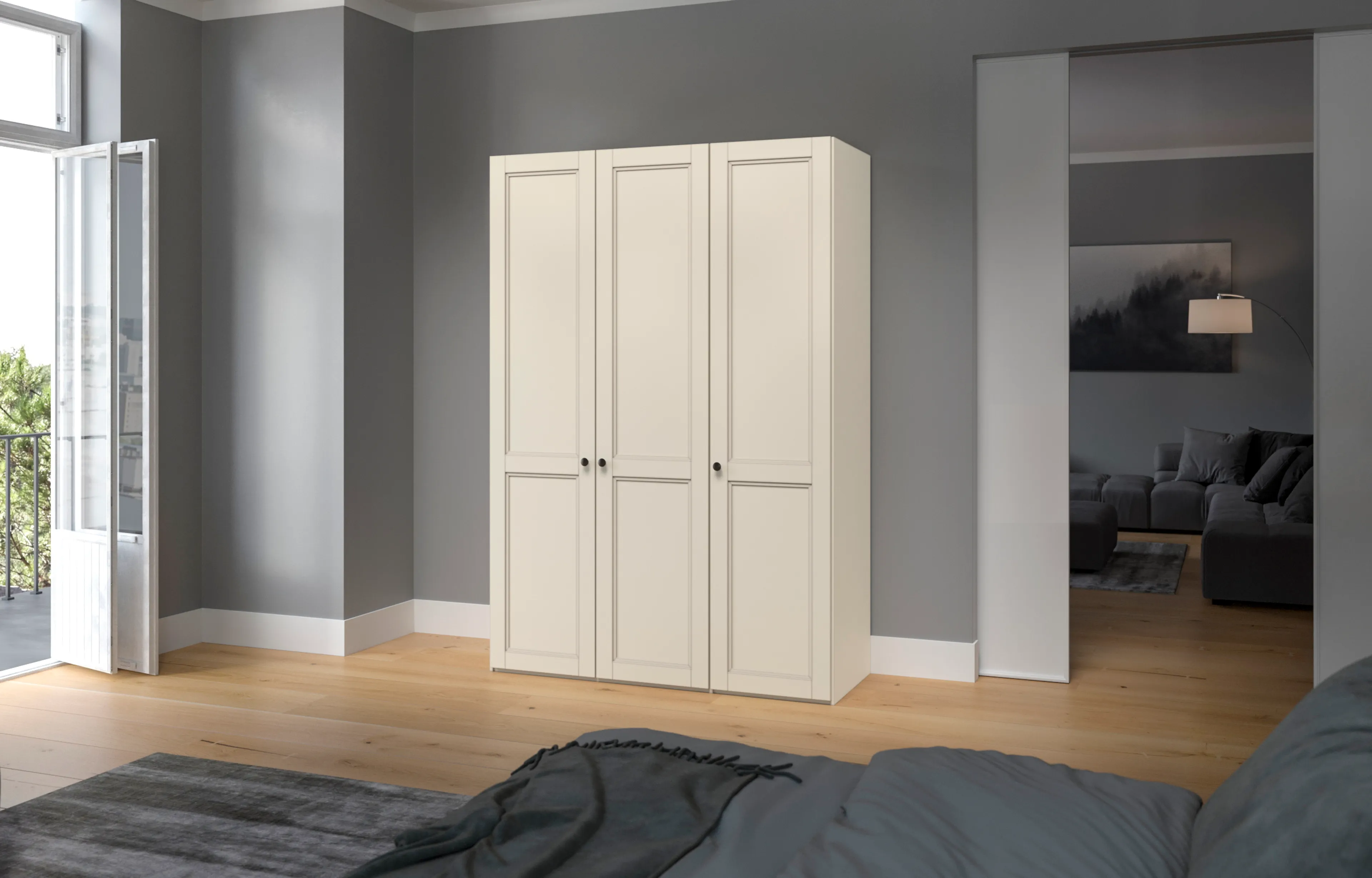 Kleiderschrank Longline 152 x 220 cm