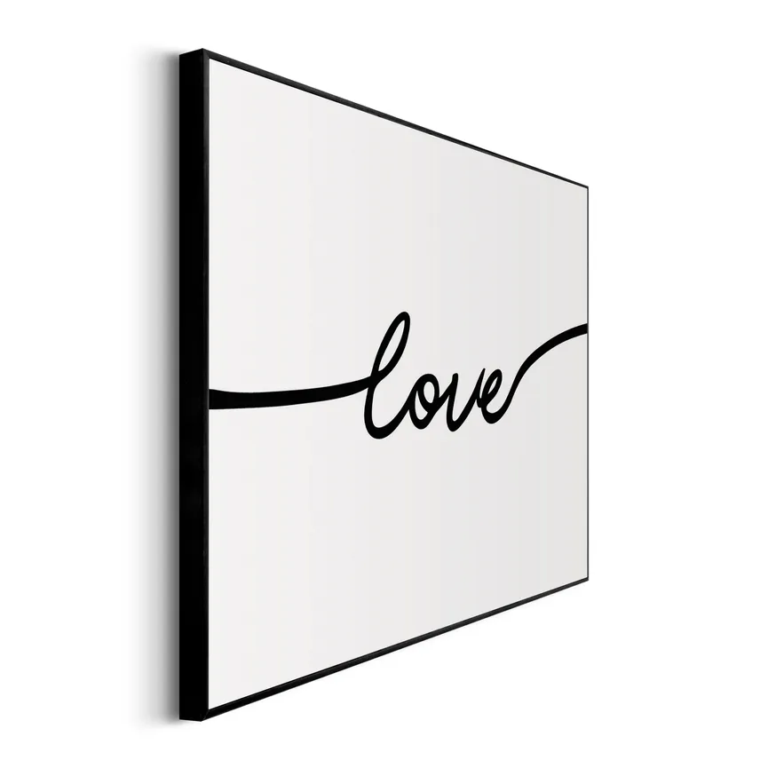 Bild gerahmt "Love" detail