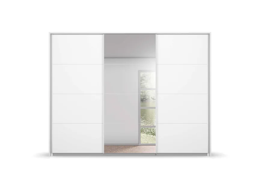 Schwebetürenschrank 3-trg. detail