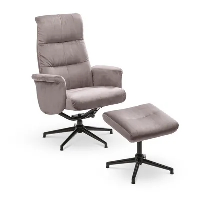 Sessel mit Hocker