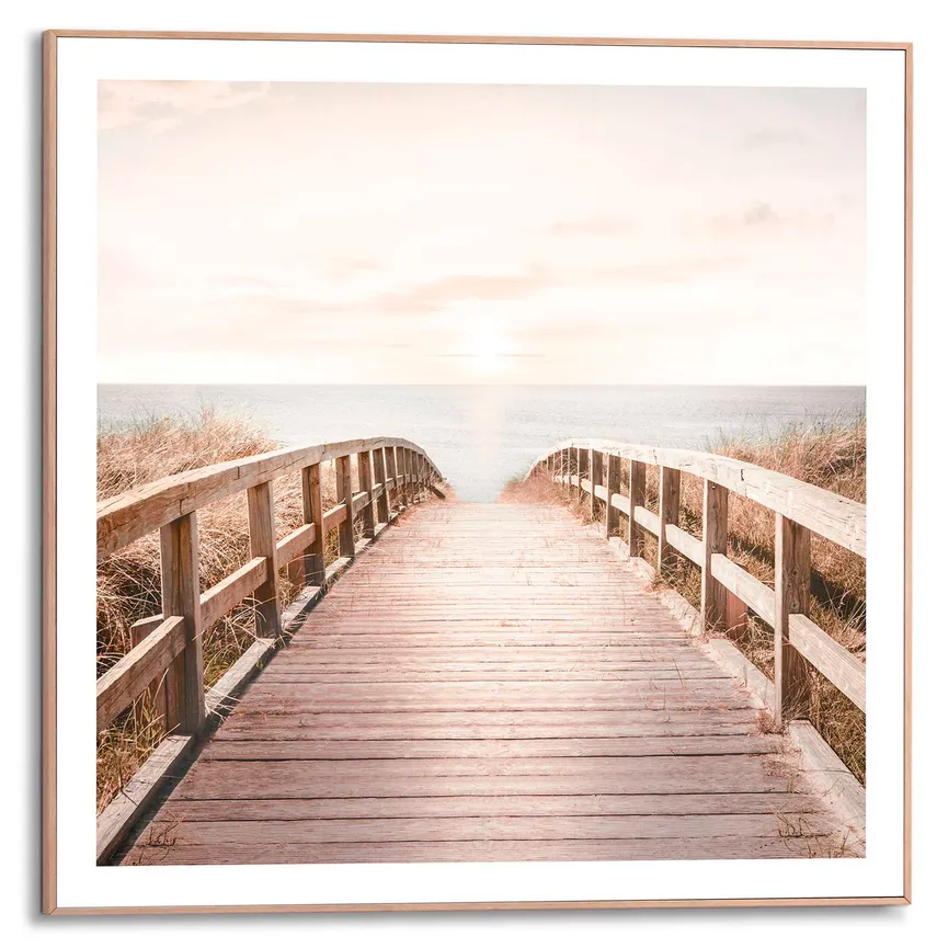 Bild gerahmt "Sunny Bridge" hauptaufnahme