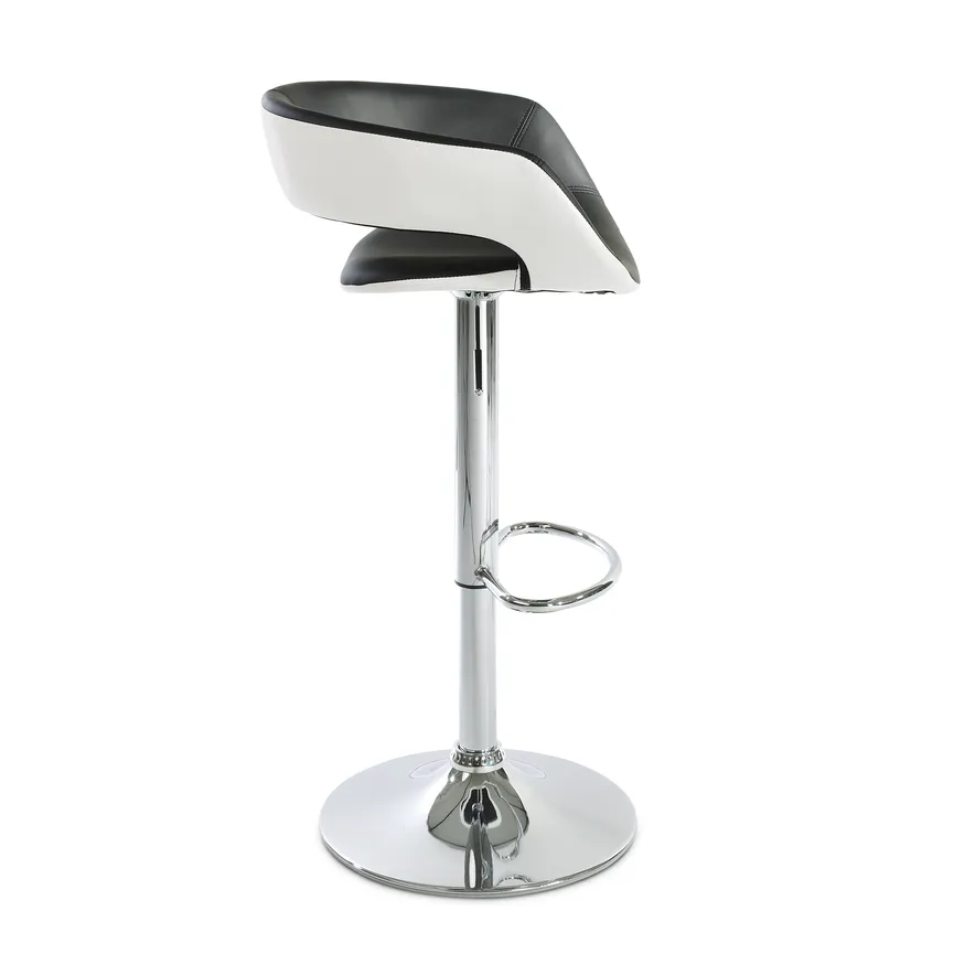 Barhocker Lederoptik detail