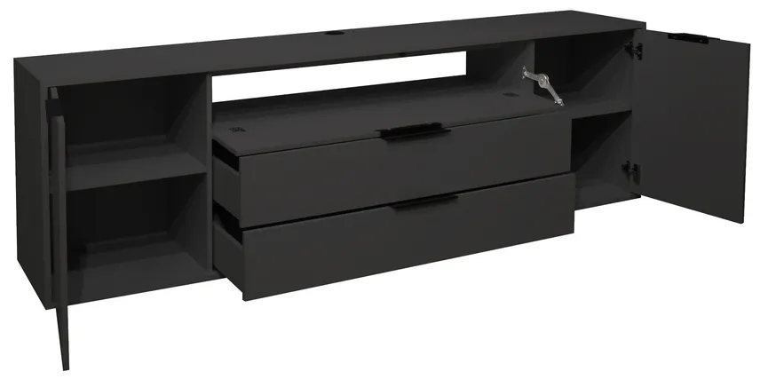 Lowboard 2-trg., detail