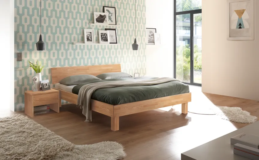 Bett 90x200 cm milieu