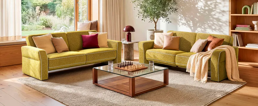 Oskar Sofa 2x84cm oF milieu