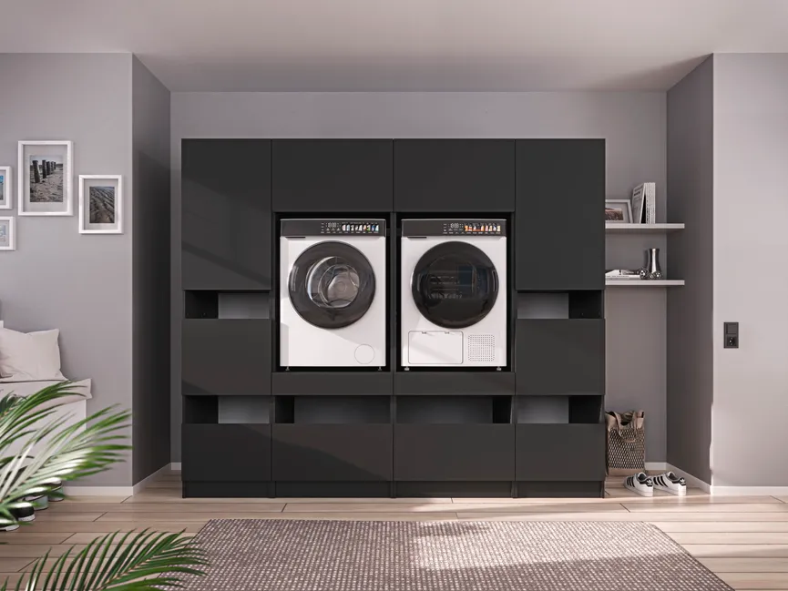 Waschmaschinenschrank detail