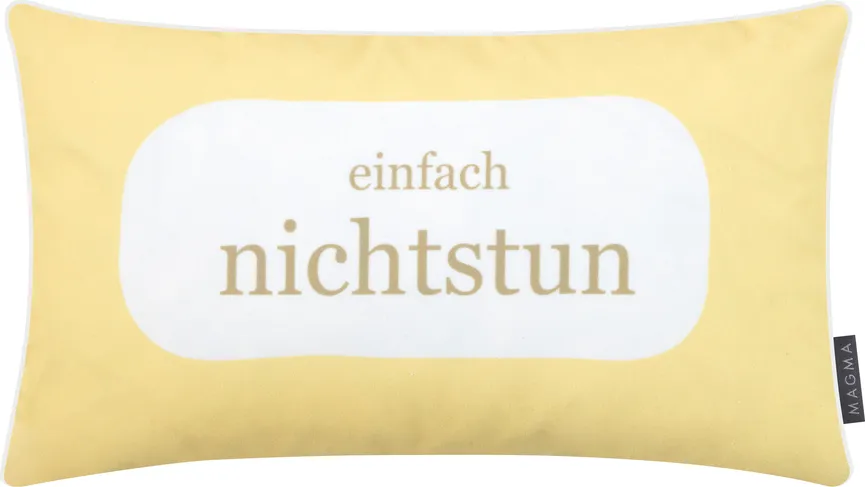 Kissenhülle Nichts tun hauptaufnahme