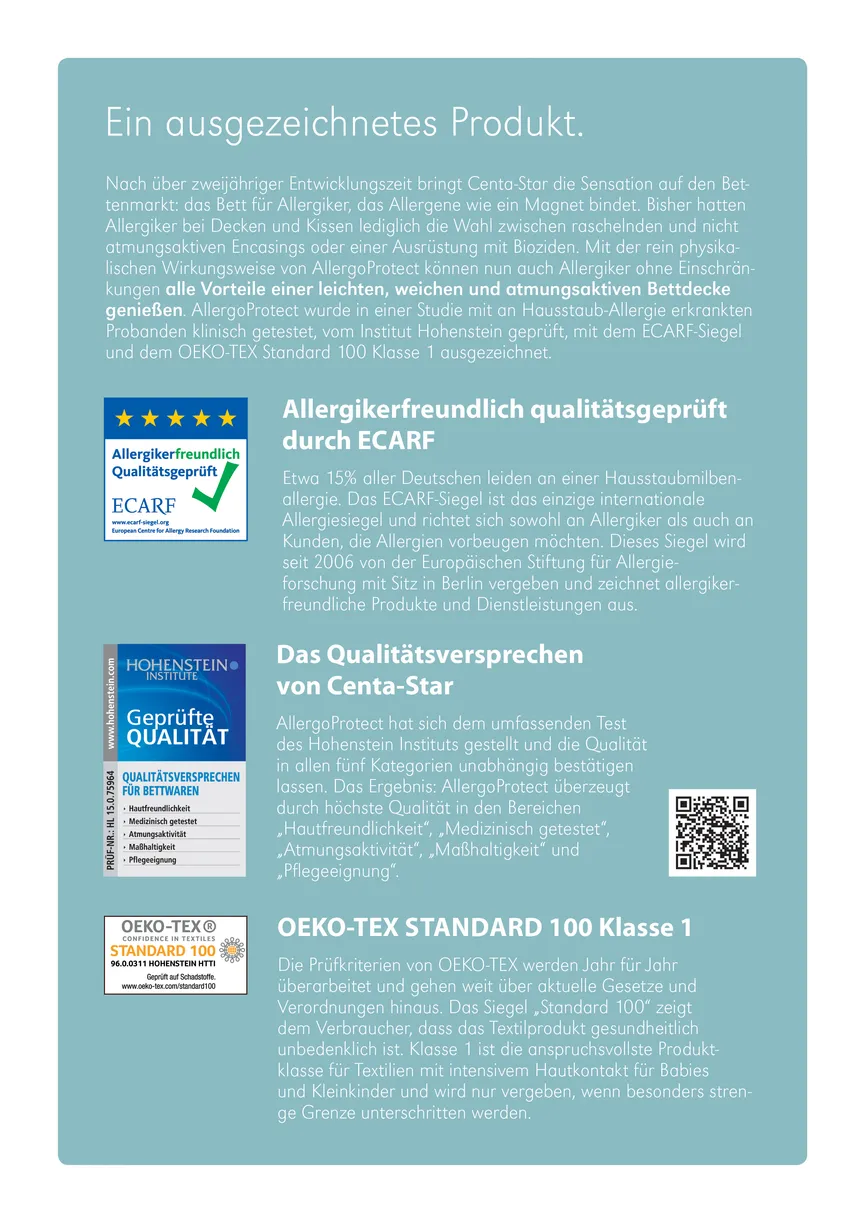 Ganzjahresb. Allergo Protect detail