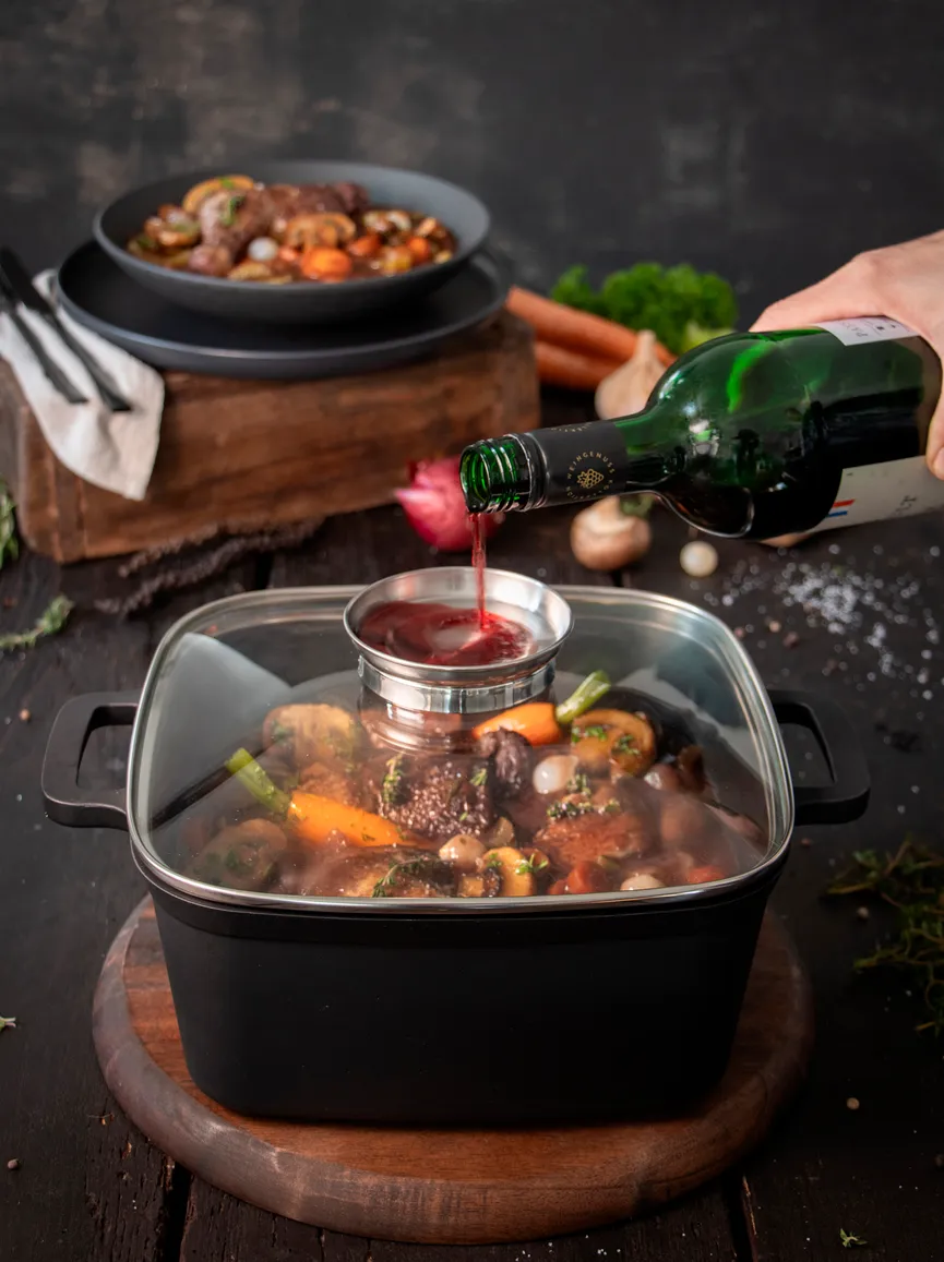 Multifunktionstopf Cubus 24 cm milieu