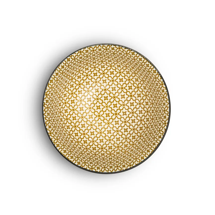 Schale "Mandola" 570 ml senf detail