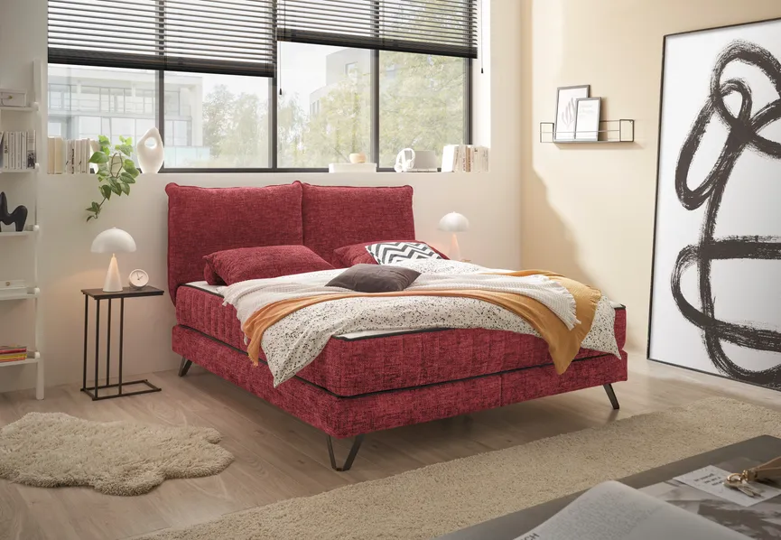 Boxspringbett 180x200 cm milieu
